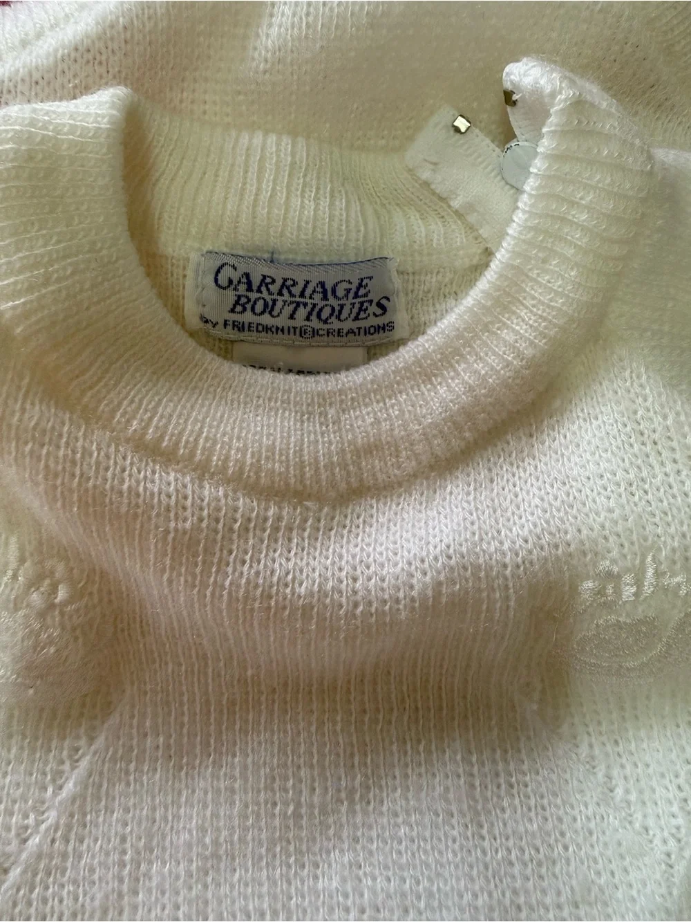 Vintage Carriage Boutiques Sweater Romper